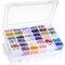 2 Pck 36 Grids Clear Plastic Organizer Box with Adjustable Dividers, Small Craft Organizers and Storage, Compartment Container for Bead, Nail, Jewelry, Art, DIY Crafts, Fishing Tackle, Small Items